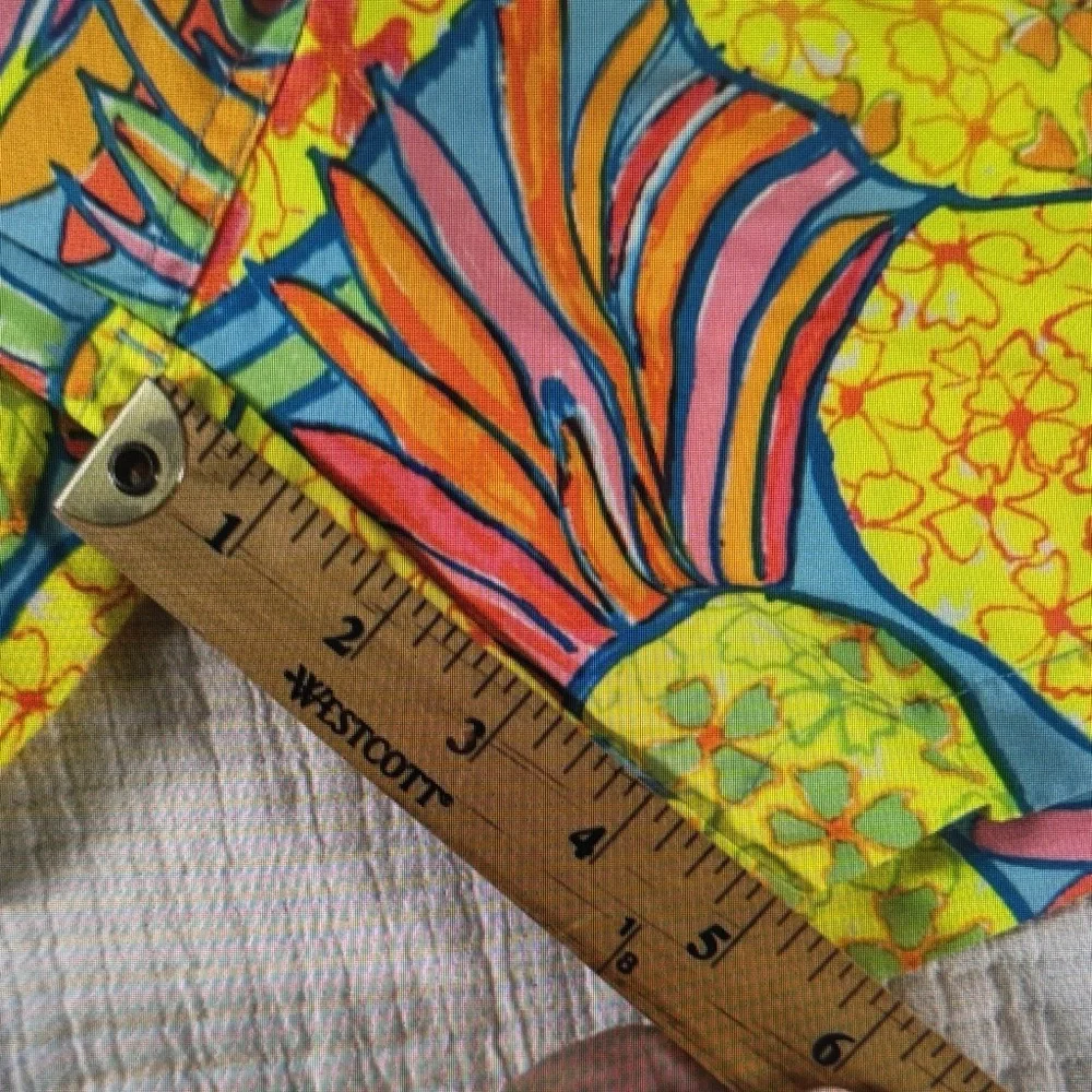 Chubbies Yellow and Blue Pineapple Swim Trunks